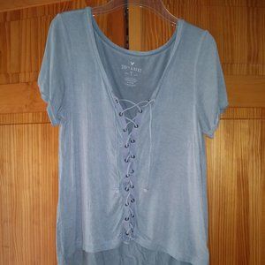 American Eagle Soft & Sexy Lace Up Top